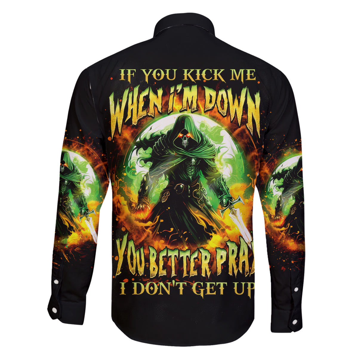 Fairy Skull Family Matching Long Sleeve Bodycon Dress and Hawaiian Shirt In My Next Life I Want To Be The Karme Fairy - Wonder Print Shop