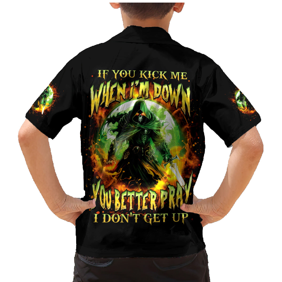 Fairy Skull Family Matching Mermaid Dress and Hawaiian Shirt In My Next Life I Want To Be The Karme Fairy - Wonder Print Shop