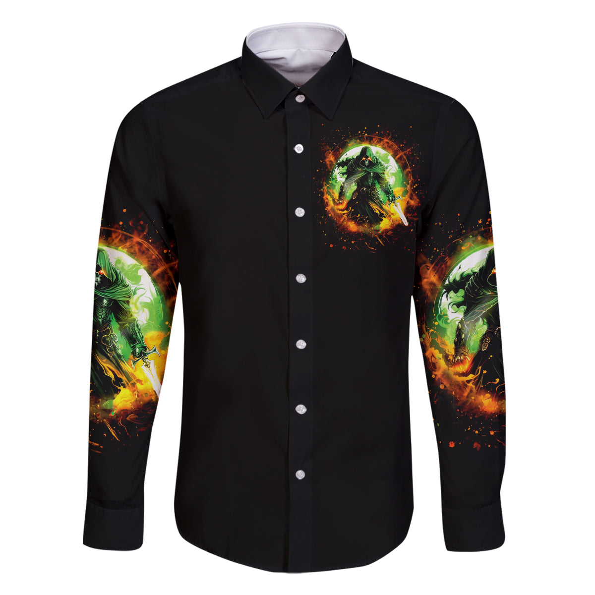 Fairy Skull Family Matching Off Shoulder Long Sleeve Dress and Hawaiian Shirt In My Next Life I Want To Be The Karme Fairy - Wonder Print Shop