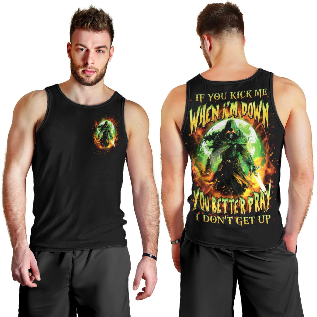 Fairy Skull Men Tank Top In My Next Life I Want To Be The Karme Fairy - Wonder Print Shop