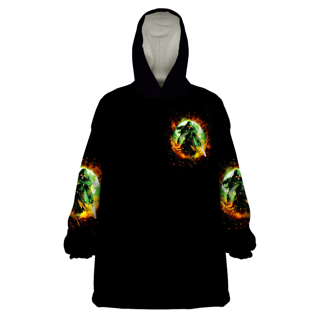 Fairy Skull Wearable Blanket Hoodie In My Next Life I Want To Be The Karme Fairy - Wonder Print Shop