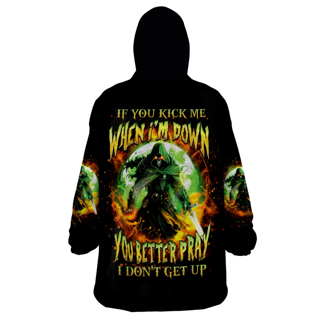 Fairy Skull Wearable Blanket Hoodie In My Next Life I Want To Be The Karme Fairy - Wonder Print Shop