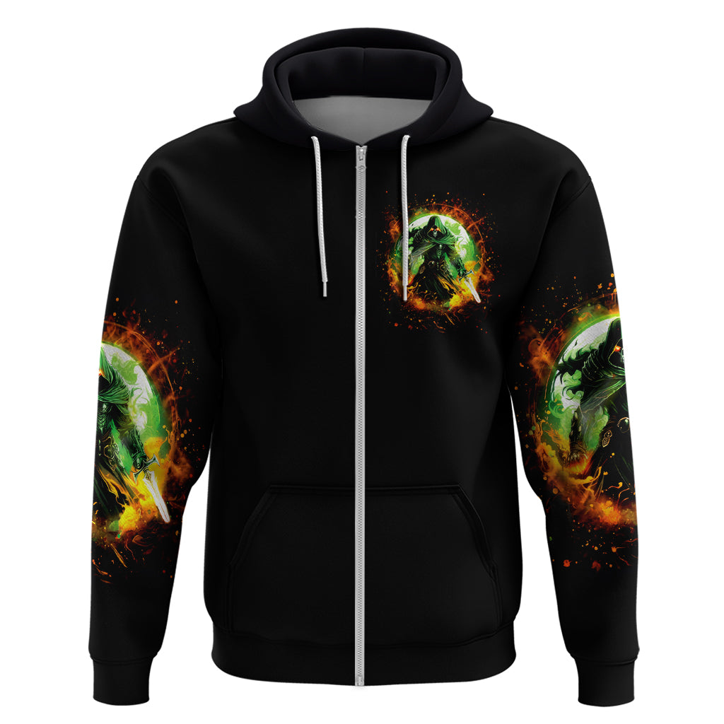 Fairy Skull Zip Hoodie In My Next Life I Want To Be The Karme Fairy - Wonder Print Shop