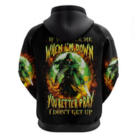 Fairy Skull Zip Hoodie In My Next Life I Want To Be The Karme Fairy - Wonder Print Shop