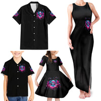 Witch Skull Family Matching Tank Maxi Dress and Hawaiian Shirt Buckle Up Buttercup You Just Flipped My Bitch Switch - Wonder Print Shop