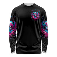 Witch Skull Long Sleeve Shirt Buckle Up Buttercup You Just Flipped My Bitch Switch - Wonder Print Shop