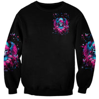 Witch Skull Sweatshirt Buckle Up Buttercup You Just Flipped My Bitch Switch - Wonder Print Shop