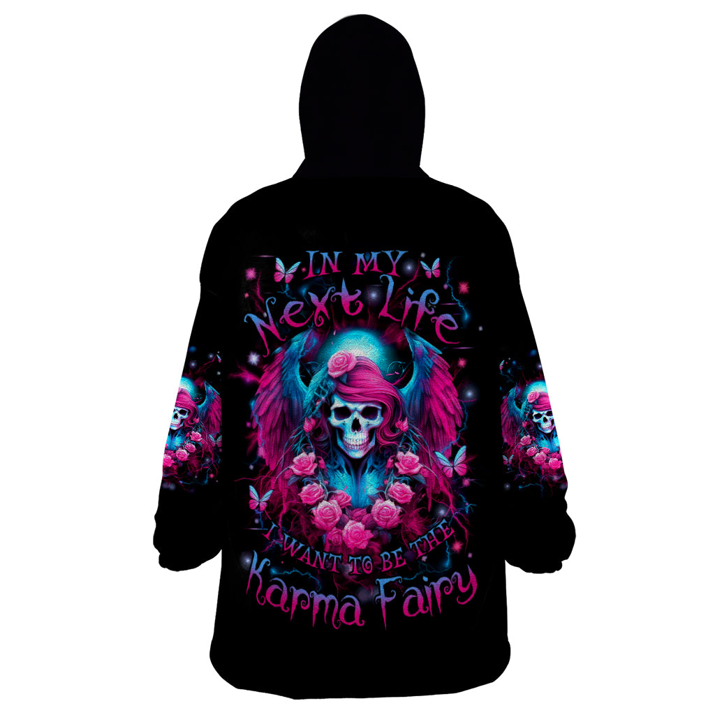 Witch Skull Wearable Blanket Hoodie Buckle Up Buttercup You Just Flipped My Bitch Switch - Wonder Print Shop