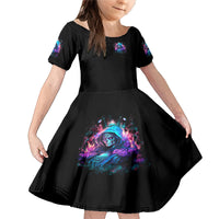 Lady Skull Family Matching Mermaid Dress and Hawaiian Shirt The Good Girl In Me Got Tired Of The Bullshit - Wonder Print Shop