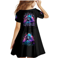 Lady Skull Family Matching Mermaid Dress and Hawaiian Shirt The Good Girl In Me Got Tired Of The Bullshit - Wonder Print Shop