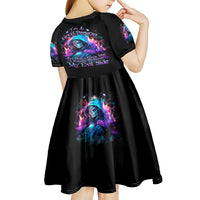 Lady Skull Kid Short Sleeve Dress The Good Girl In Me Got Tired Of The Bullshit - Wonder Print Shop