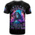 Lady Skull T Shirt The Good Girl In Me Got Tired Of The Bullshit - Wonder Print Shop