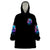 Lady Skull Wearable Blanket Hoodie The Good Girl In Me Got Tired Of The Bullshit - Wonder Print Shop