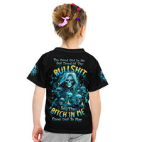 Irsh Girl Skull Kid T Shirt Drink Up Bitch - Wonder Print Shop