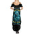 Irsh Girl Skull Summer Maxi Dress Drink Up Bitch - Wonder Print Shop