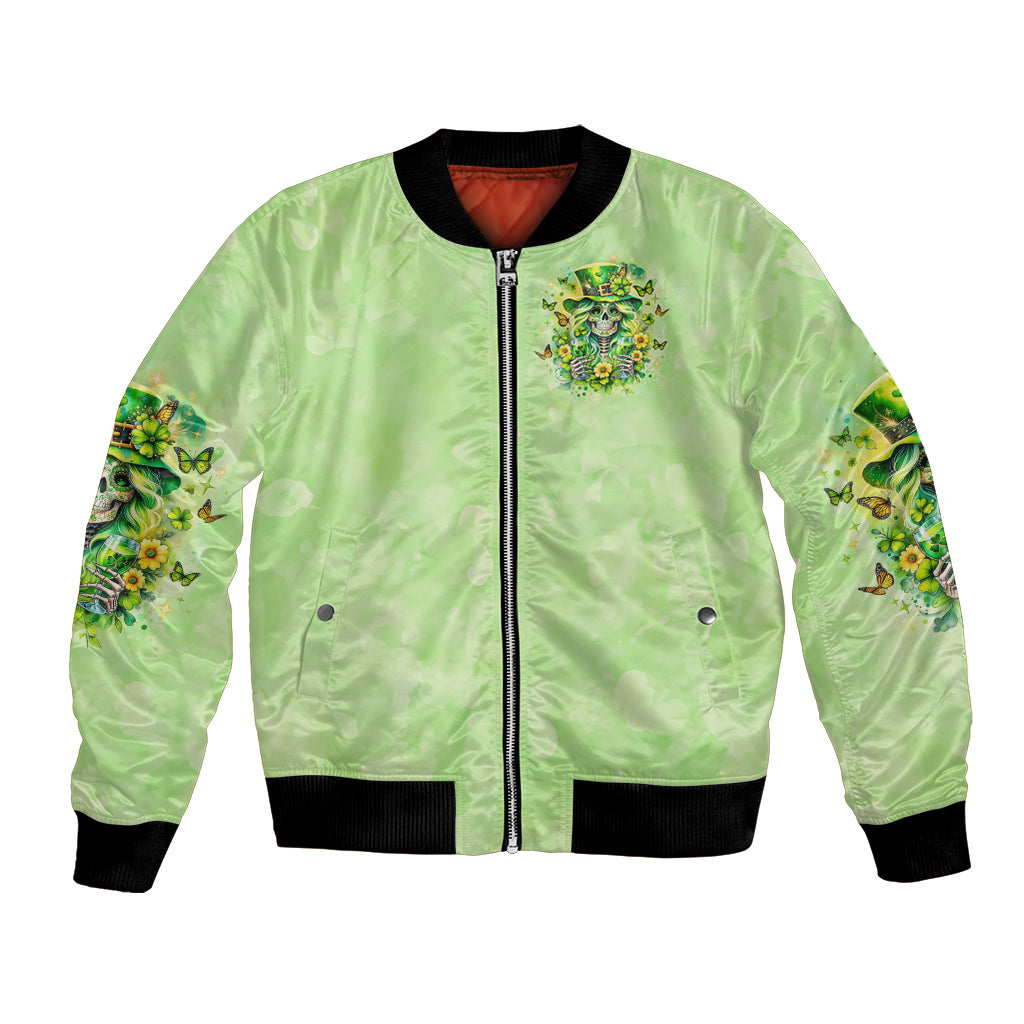 Thunder Skull Bomber Jacket I'm Not Anti Social I'm Just Not User Friendly - Wonder Print Shop