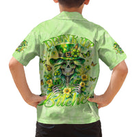 Thunder Skull Family Matching Puletasi and Hawaiian Shirt I'm Not Anti Social I'm Just Not User Friendly - Wonder Print Shop