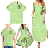 Thunder Skull Family Matching Summer Maxi Dress and Hawaiian Shirt I'm Not Anti Social I'm Just Not User Friendly - Wonder Print Shop