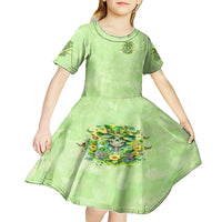 Thunder Skull Kid Short Sleeve Dress I'm Not Anti Social I'm Just Not User Friendly - Wonder Print Shop