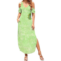 Thunder Skull Summer Maxi Dress I'm Not Anti Social I'm Just Not User Friendly - Wonder Print Shop