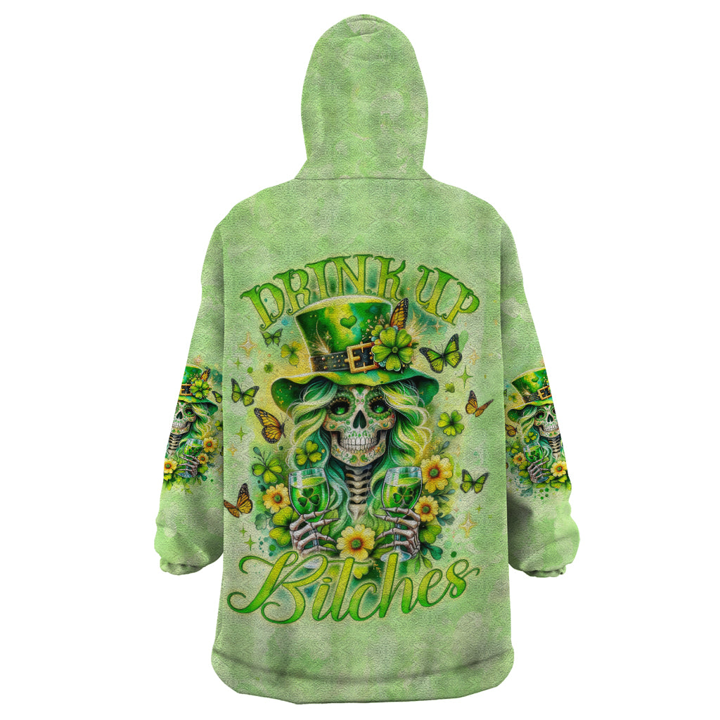 Thunder Skull Wearable Blanket Hoodie I'm Not Anti Social I'm Just Not User Friendly - Wonder Print Shop