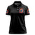 Flame Skull Women Polo Shirt Heaven Don't Want Me And Hell's Afraid I'll Take Over - Wonder Print Shop