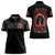 Flame Skull Women Polo Shirt Heaven Don't Want Me And Hell's Afraid I'll Take Over - Wonder Print Shop