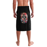 Rose Skull Lavalava Like Me Or Not I Don't Give A Flying Fuck - Wonder Print Shop