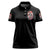 Rose Skull Women Polo Shirt Like Me Or Not I Don't Give A Flying Fuck - Wonder Print Shop