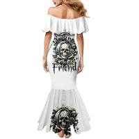 Black Skull Mermaid Dress Hello Darkness My Old Friend - Wonder Print Shop
