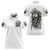 Black Skull Women Polo Shirt Hello Darkness My Old Friend - Wonder Print Shop