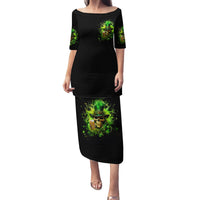 Irish Skull Family Matching Puletasi and Hawaiian Shirt The Devil Whispered To Me I'm Coming For You I Whisper Back Bring Beer - Wonder Print Shop