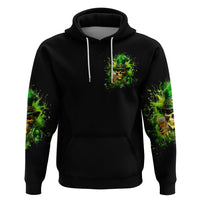 Irish Skull Hoodie The Devil Whispered To Me I'm Coming For You I Whisper Back Bring Beer - Wonder Print Shop