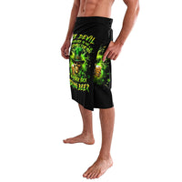 Irish Skull Lavalava The Devil Whispered To Me I'm Coming For You I Whisper Back Bring Beer - Wonder Print Shop