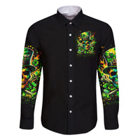 Irish Skull Family Matching Tank Maxi Dress and Hawaiian Shirt Let The Shenanigans Begin - Wonder Print Shop