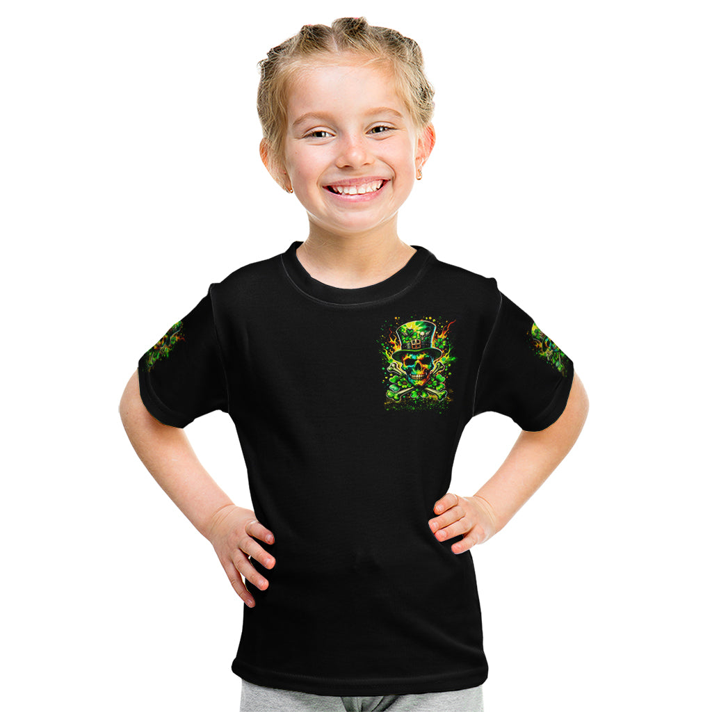 Irish Skull Kid T Shirt Let The Shenanigans Begin - Wonder Print Shop