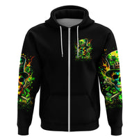 Irish Skull Zip Hoodie Let The Shenanigans Begin - Wonder Print Shop