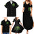 Viking Skull Family Matching Summer Maxi Dress and Hawaiian Shirt If Your Path Demnads You Walk Through Hell Walk As If You Own The Place - Wonder Print Shop