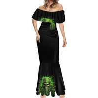 Viking Skull Mermaid Dress If Your Path Demnads You Walk Through Hell Walk As If You Own The Place - Wonder Print Shop