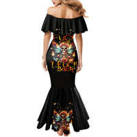 Fairy Skull Family Matching Mermaid Dress and Hawaiian Shirt Don't Fuck With Me I Fuck Back - Wonder Print Shop