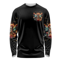 Fairy Skull Long Sleeve Shirt Don't Fuck With Me I Fuck Back - Wonder Print Shop