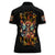 Fairy Skull Women Polo Shirt Don't Fuck With Me I Fuck Back - Wonder Print Shop