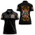 Fairy Skull Women Polo Shirt Don't Fuck With Me I Fuck Back - Wonder Print Shop