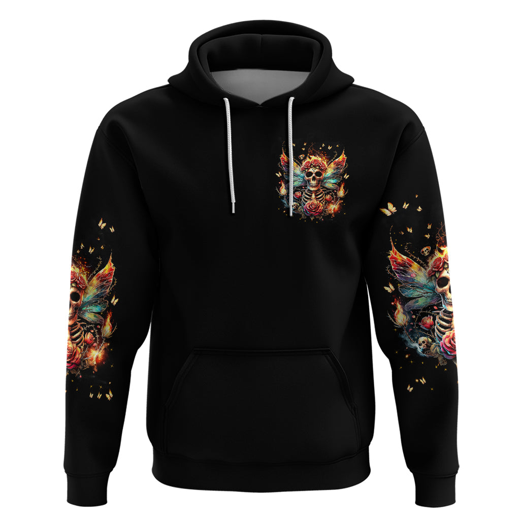Fairy Skull Zip Hoodie Don't Fuck With Me I Fuck Back - Wonder Print Shop