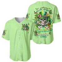 Irish Skull Baseball Jersey Let The Shenanigans Begin - Wonder Print Shop