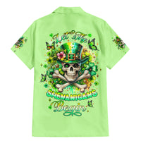 Irish Skull Family Matching Mermaid Dress and Hawaiian Shirt Let The Shenanigans Begin - Wonder Print Shop