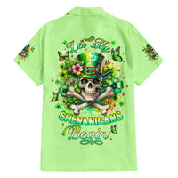 Irish Skull Family Matching Summer Maxi Dress and Hawaiian Shirt Let The Shenanigans Begin - Wonder Print Shop