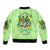 Irish Skull Sleeve Zip Bomber Jacket Let The Shenanigans Begin - Wonder Print Shop