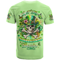 Irish Skull T Shirt Let The Shenanigans Begin - Wonder Print Shop