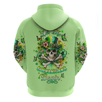 Irish Skull Zip Hoodie Let The Shenanigans Begin - Wonder Print Shop